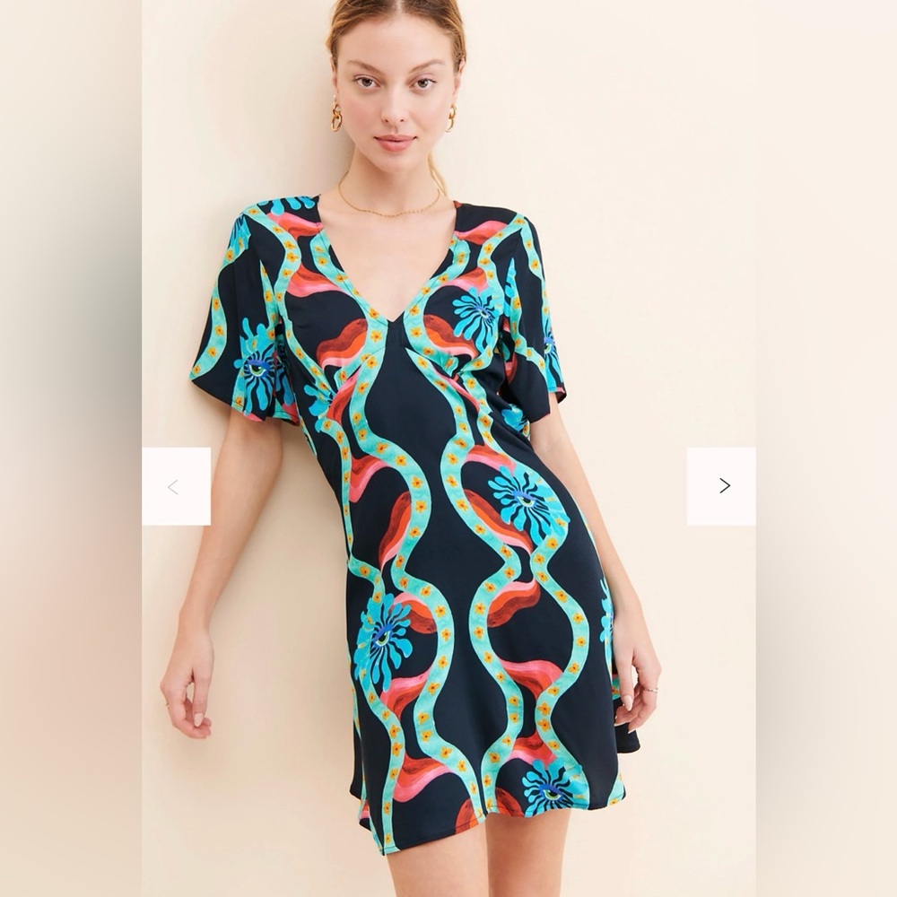 NWT Kinga Csilla Lopez Tulip Mini Dress - size small